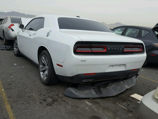 2C3CDZAG4FH717513 - 2015 DODGE CHALLENGER WHITE photo 3