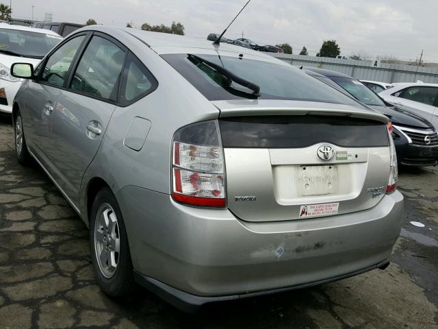 JTDKB20U550123530 - 2005 TOYOTA PRIUS SILVER photo 3