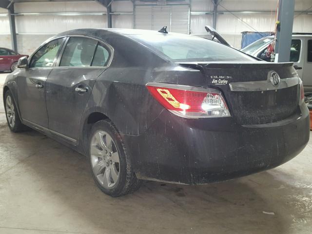 1G4GC5ED2BF294284 - 2011 BUICK LACROSSE C BLACK photo 3