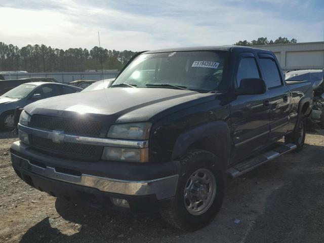 1GCGC23U64F180216 - 2004 CHEVROLET SILVERADO BLACK photo 2