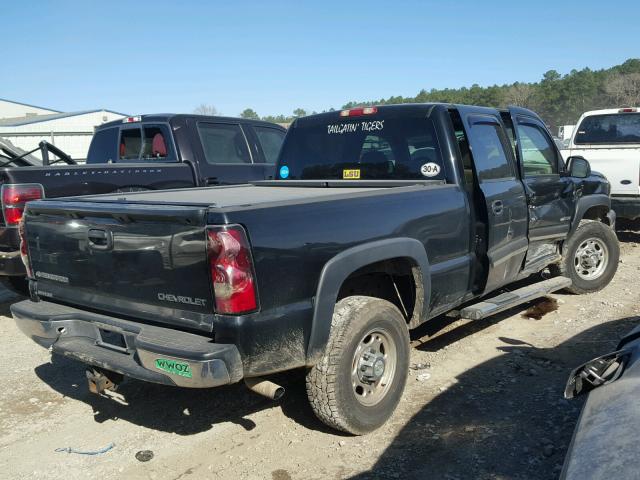 1GCGC23U64F180216 - 2004 CHEVROLET SILVERADO BLACK photo 4