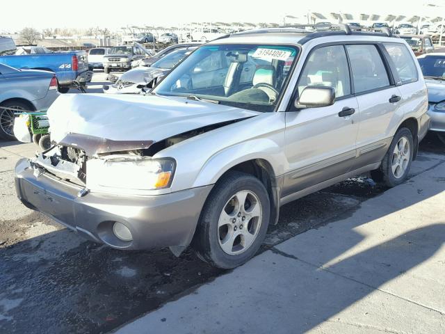 JF1SG65623H758910 - 2003 SUBARU FORESTER 2 SILVER photo 2