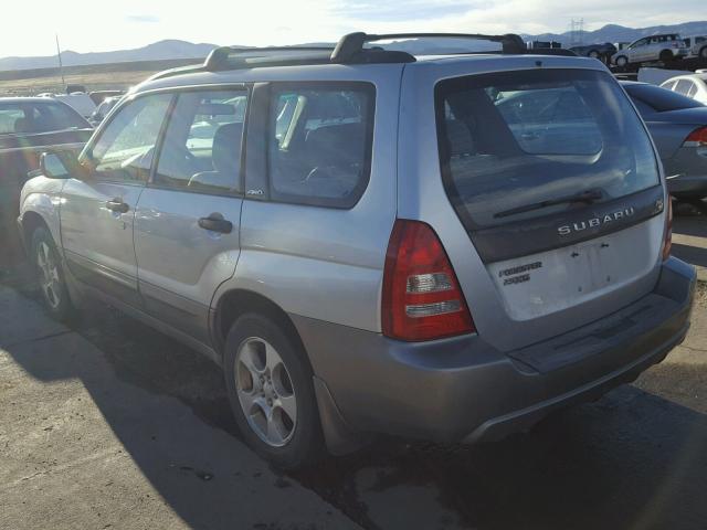 JF1SG65623H758910 - 2003 SUBARU FORESTER 2 SILVER photo 3