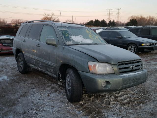 JTEGD21A470169014 - 2007 TOYOTA HIGHLANDER GRAY photo 1