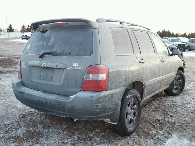 JTEGD21A470169014 - 2007 TOYOTA HIGHLANDER GRAY photo 4