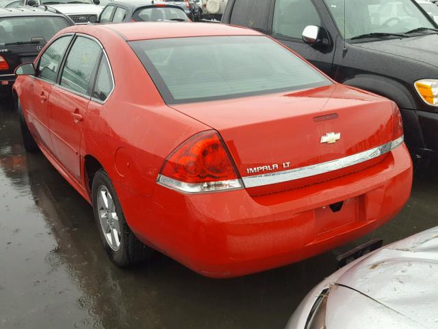 2G1WB5EN7A1248153 - 2010 CHEVROLET IMPALA LT RED photo 3