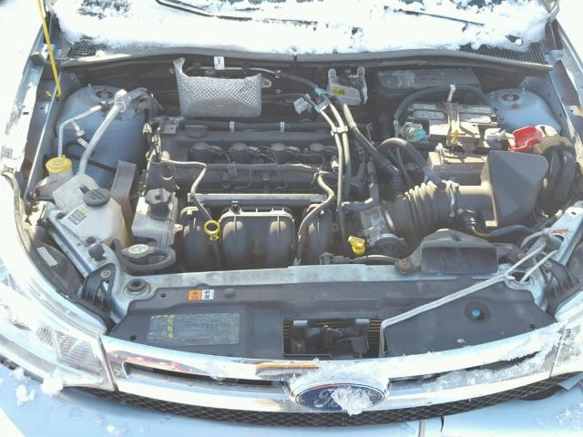 1FAHP37N29W237977 - 2009 FORD FOCUS SEL BLUE photo 7