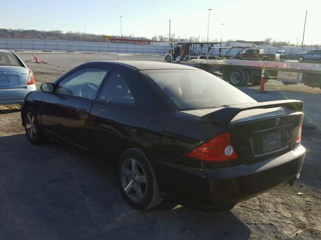 1HGEM21964L016308 - 2004 HONDA CIVIC EX BLACK photo 3