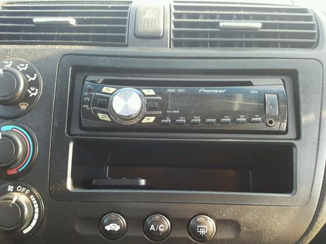 1HGEM21964L016308 - 2004 HONDA CIVIC EX BLACK photo 9