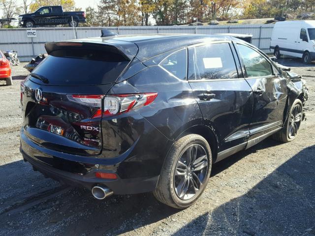 5J8TC2H62KL006474 - 2019 ACURA RDX BLACK photo 4