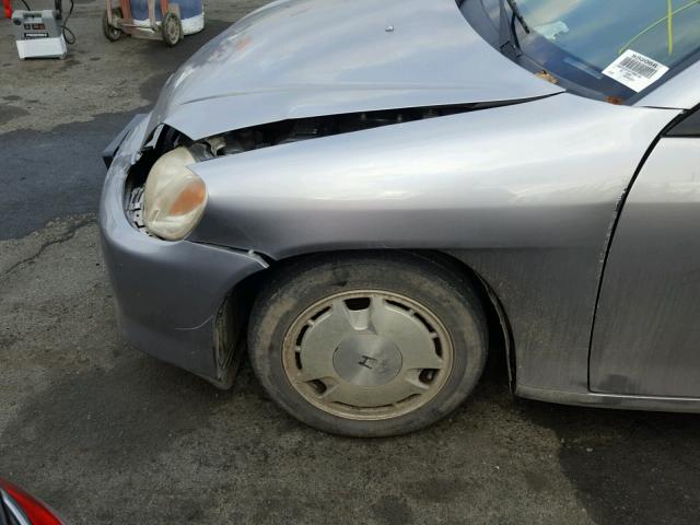 JHMZE13751T000193 - 2001 HONDA INSIGHT GRAY photo 9