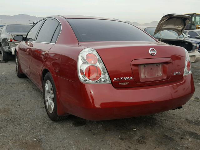 1N4AL11D75N452918 - 2005 NISSAN ALTIMA S RED photo 3