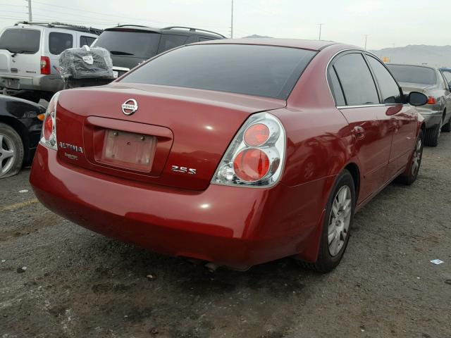 1N4AL11D75N452918 - 2005 NISSAN ALTIMA S RED photo 4