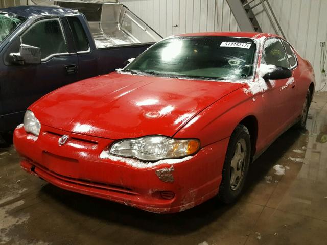 2G1WW12E859120187 - 2005 CHEVROLET MONTE CARL 红色 照片 2