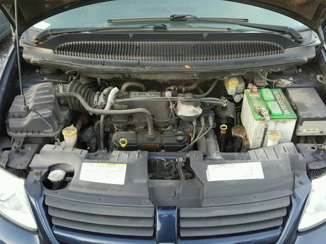 2D4GP44L65R573782 - 2005 DODGE GRAND CARA BLUE photo 7