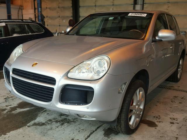 WP1AC29P74LA90208 - 2004 PORSCHE CAYENNE TU SILVER photo 2