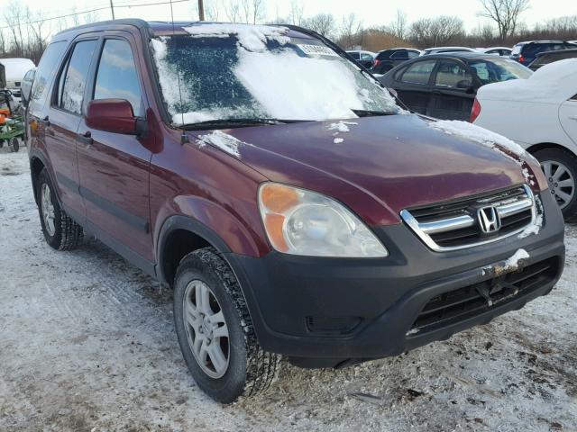 JHLRD78802C061593 - 2002 HONDA CR-V EX RED photo 1