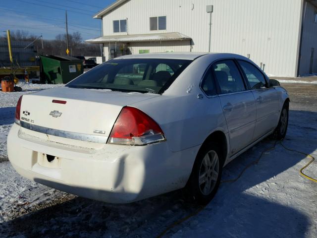 2G1WB58K589212832 - 2008 CHEVROLET IMPALA LS WHITE photo 4