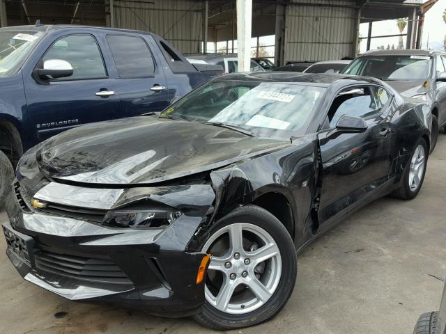 1G1FB1RS1H0182262 - 2017 CHEVROLET CAMARO LT BLACK photo 2