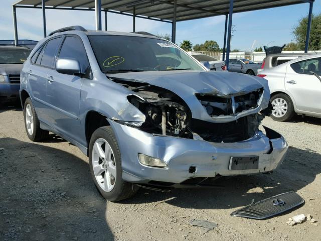 JTJGA31U040018368 - 2004 LEXUS RX 330 BLUE photo 1