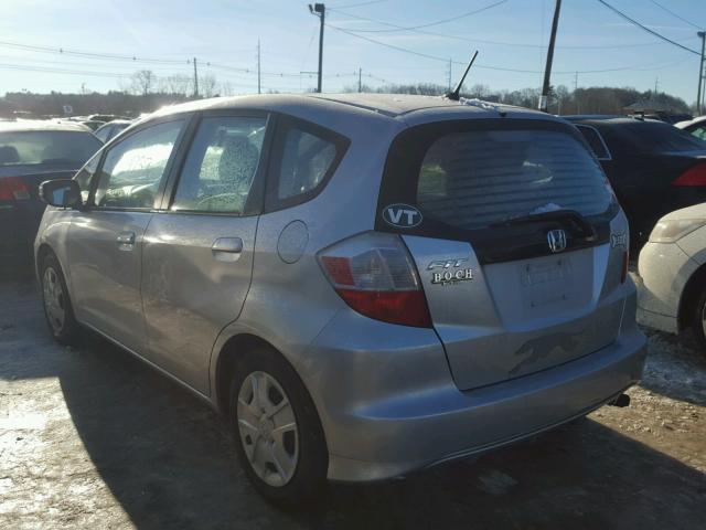 JHMGE8H36DC080386 - 2013 HONDA FIT SILVER photo 3