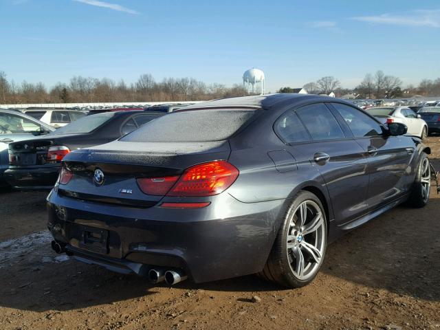 WBS6C9C5XEDV73784 - 2014 BMW M6 GRAN CO BLACK photo 4