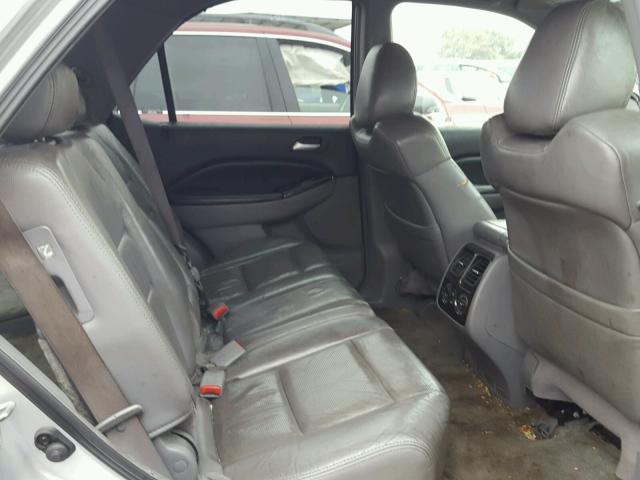 2HNYD18906H521430 - 2006 ACURA MDX TOURIN SILVER photo 6