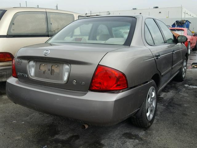 3N1CB51D84L860133 - 2004 NISSAN SENTRA 1.8 BROWN photo 4