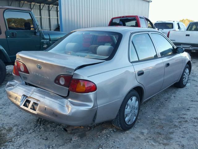 2T1BR12E52C567942 - 2002 TOYOTA COROLLA CE TAN photo 4