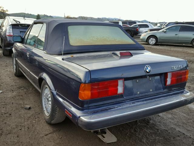 WBABB1304H1928577 - 1987 BMW 325 I BLUE photo 3