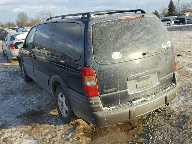 1GMDX03E63D274509 - 2003 PONTIAC MONTANA BLUE photo 3