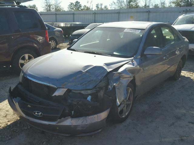 5NPEU46F07H256083 - 2007 HYUNDAI SONATA SE SILVER photo 2