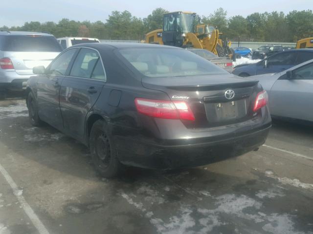 4T1BE46K58U784993 - 2008 TOYOTA CAMRY CE BLACK photo 3