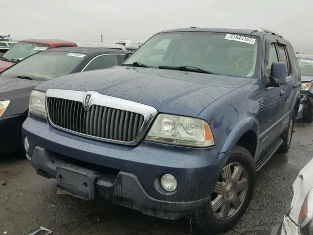 5LMEU78H33ZJ28853 - 2003 LINCOLN AVIATOR BLUE photo 2