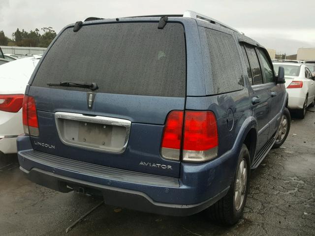 5LMEU78H33ZJ28853 - 2003 LINCOLN AVIATOR BLUE photo 4