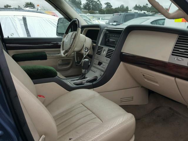 5LMEU78H33ZJ28853 - 2003 LINCOLN AVIATOR BLUE photo 5