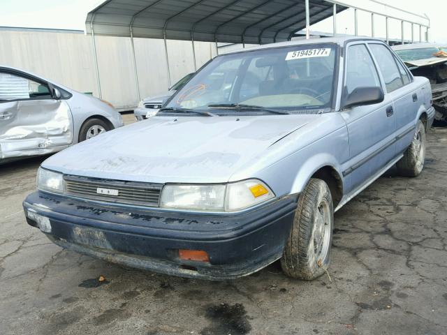 1NXAE94A7LZ099065 - 1990 TOYOTA COROLLA DL BLUE photo 2