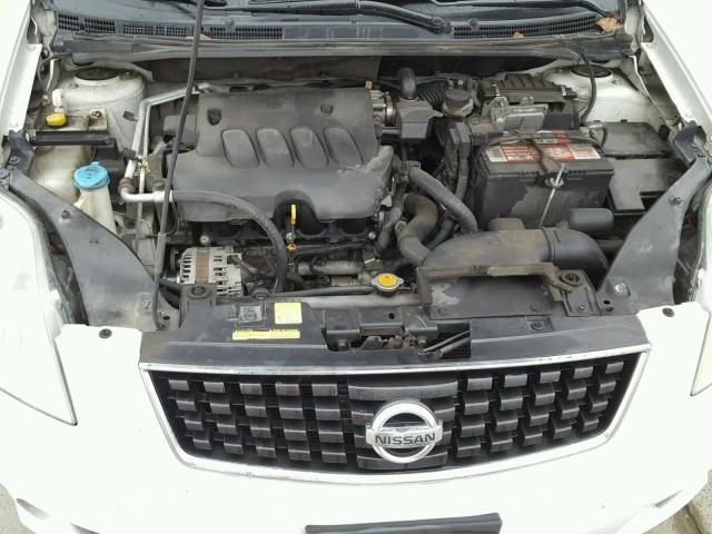 3N1AB61E99L639346 - 2009 NISSAN SENTRA 2.0 WHITE photo 7