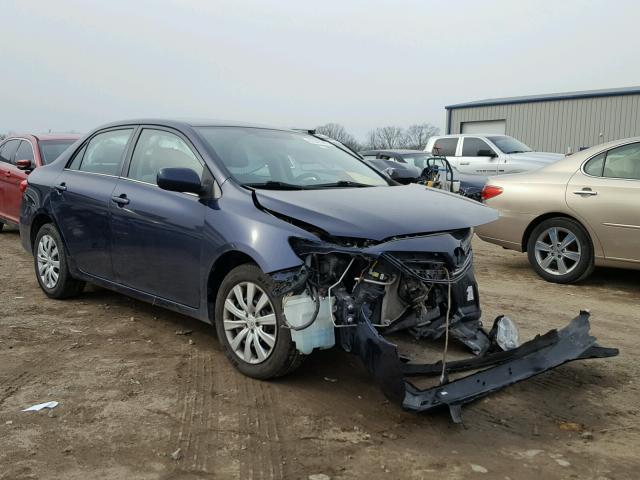 2T1BU4EE3DC954875 - 2013 TOYOTA COROLLA BA BLUE photo 1