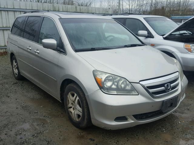 5FNRL38745B014879 - 2005 HONDA ODYSSEY EX SILVER photo 1