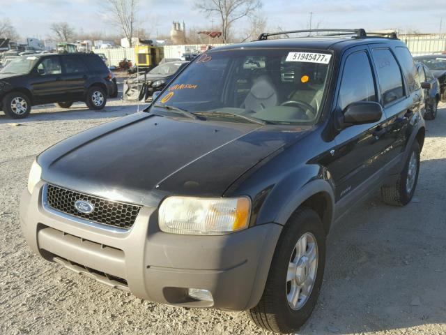 1FMYU03111KA15104 - 2001 FORD ESCAPE XLT BLACK photo 2