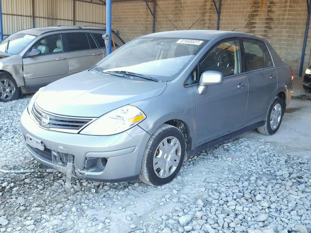 3N1BC1AP6AL410553 - 2010 NISSAN VERSA S CHARCOAL photo 2