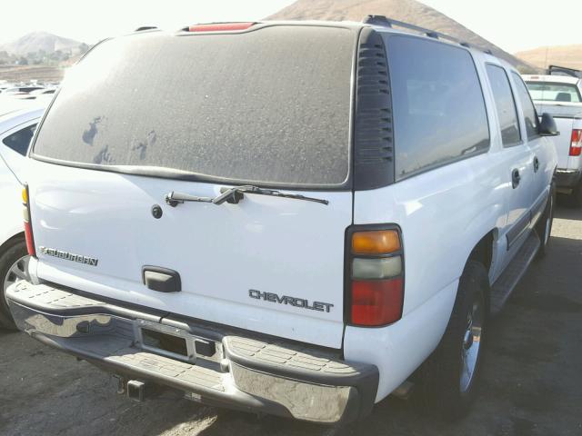 1GNEC16T34J196642 - 2004 CHEVROLET SUBURBAN C WHITE photo 4