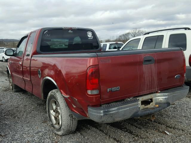 1FTRX17W4YNA62213 - 2000 FORD F150 RED photo 3