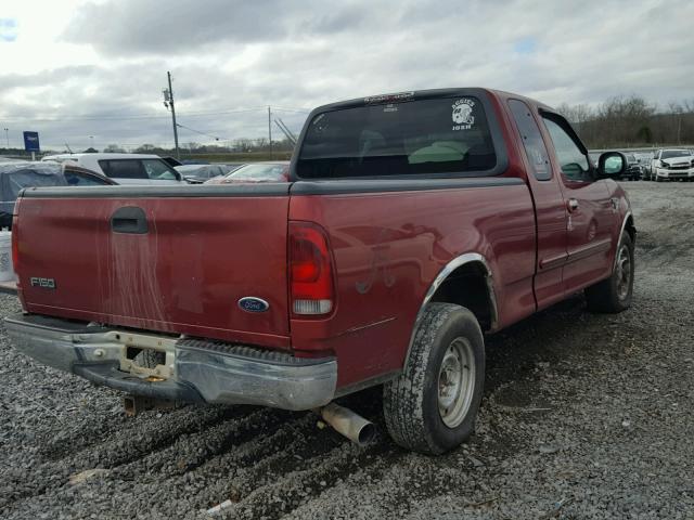 1FTRX17W4YNA62213 - 2000 FORD F150 RED photo 4