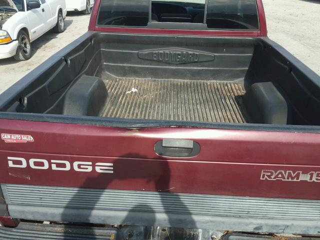 3B7HC13Y81M274871 - 2001 DODGE RAM 1500 BURGUNDY photo 9