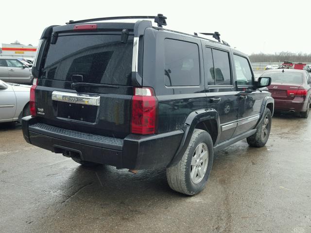 1J8HH58N76C126266 - 2006 JEEP COMMANDER BLACK photo 4