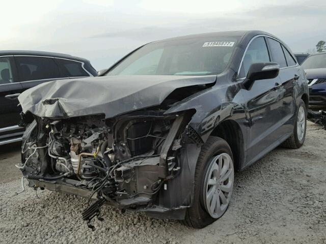 5J8TB3H37JL006581 - 2018 ACURA RDX BASE GRAY photo 2