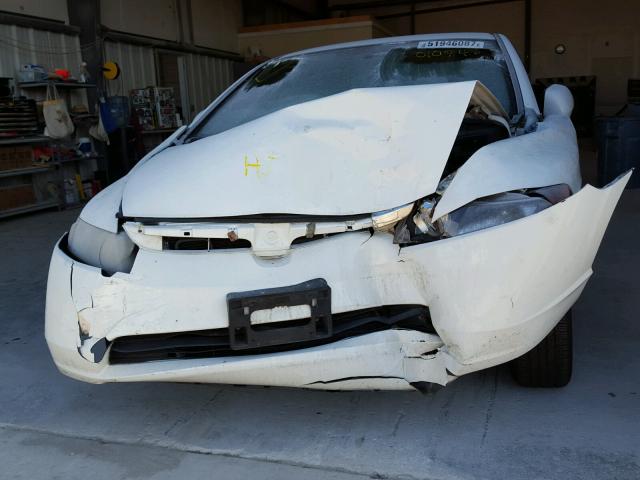 JHMFA36266S010948 - 2006 HONDA CIVIC HYBR WHITE photo 9