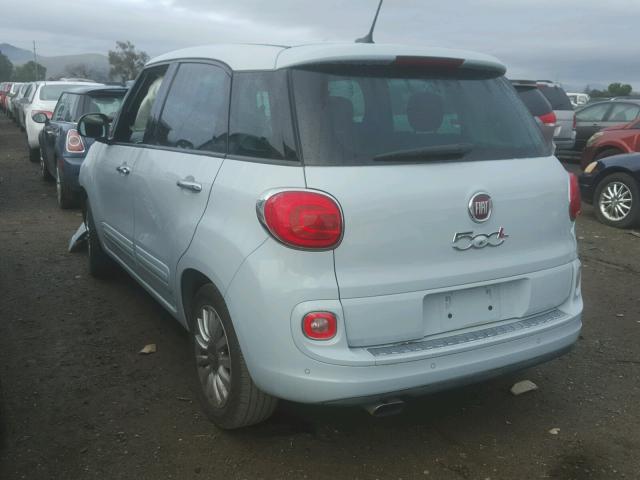 ZFBCFABH2EZ025105 - 2014 FIAT 500L EASY GRAY photo 3